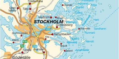 Stockholm Rootsi kaart linn