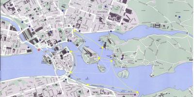 Kaart Stockholmi keskus