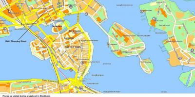 Kaart Stockholmi cruise terminal