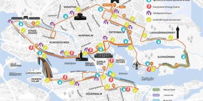 Kaart Stockholmi maraton