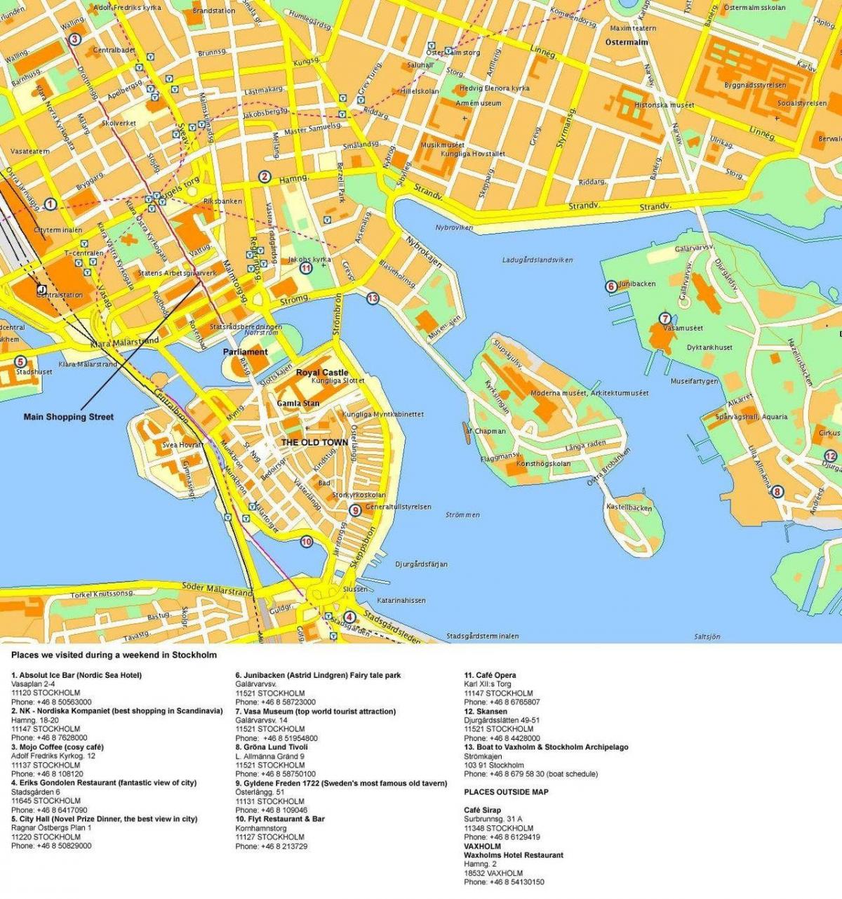 kaart Stockholmi cruise terminal