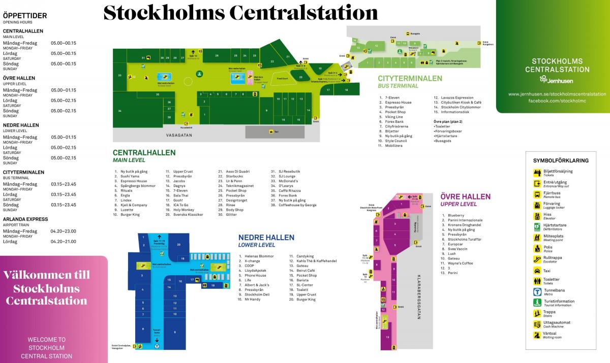 Stockholmi raudteejaam kaart
