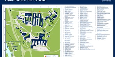 Kaart Stockholmi ülikooli