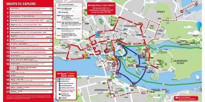 Stockholmi punane buss kaart
