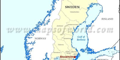 Stockholmis maailma kaardil